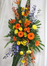 Contemporary Spray Funeral Flowers